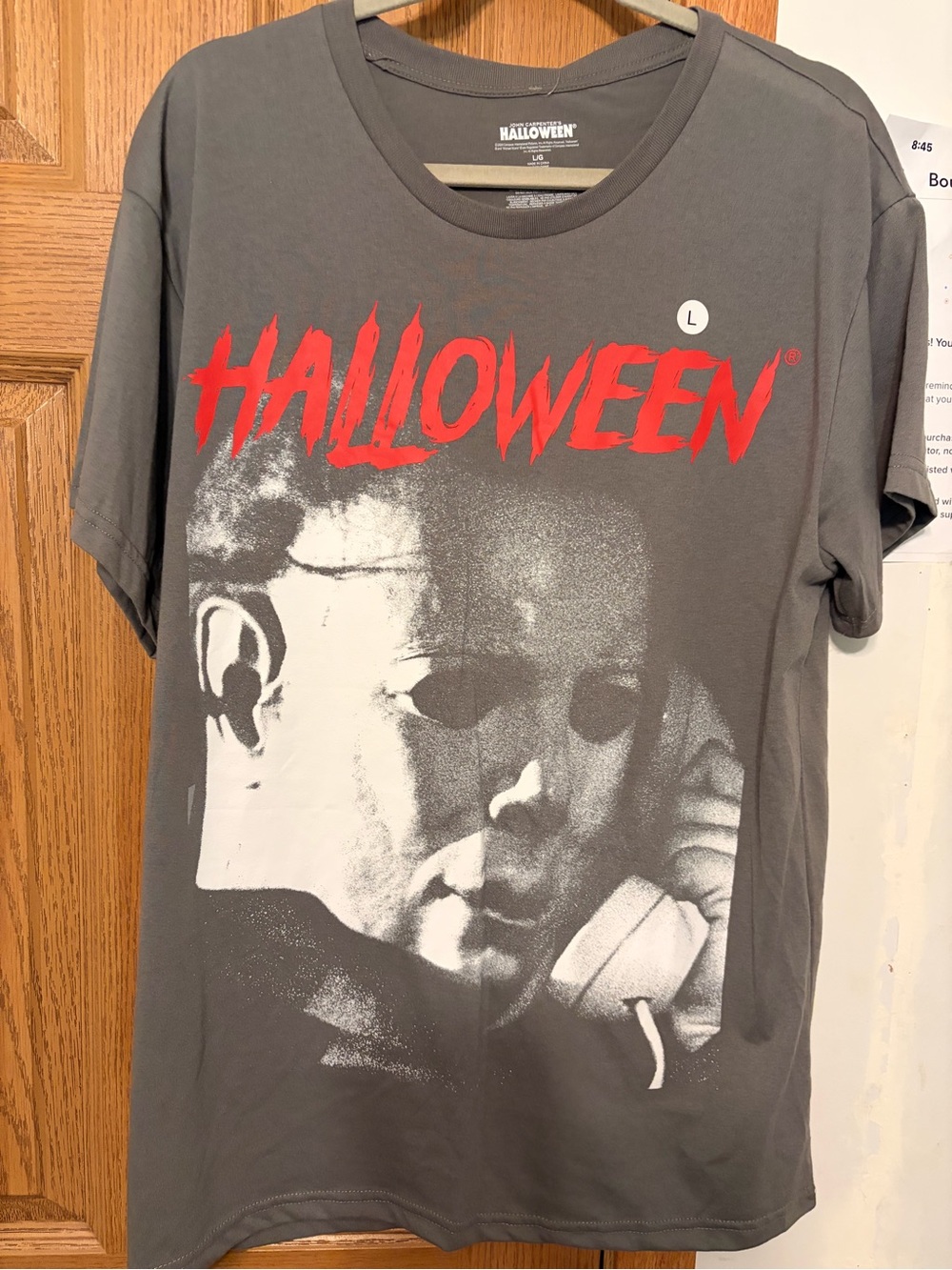 Halloween Graphic Tee - Charcoal Gray